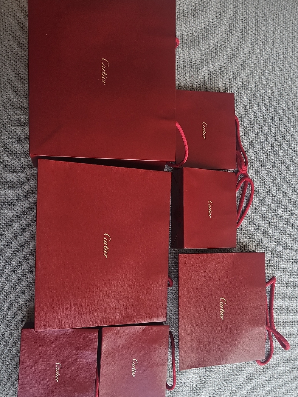 Original Cartier bags and cases
